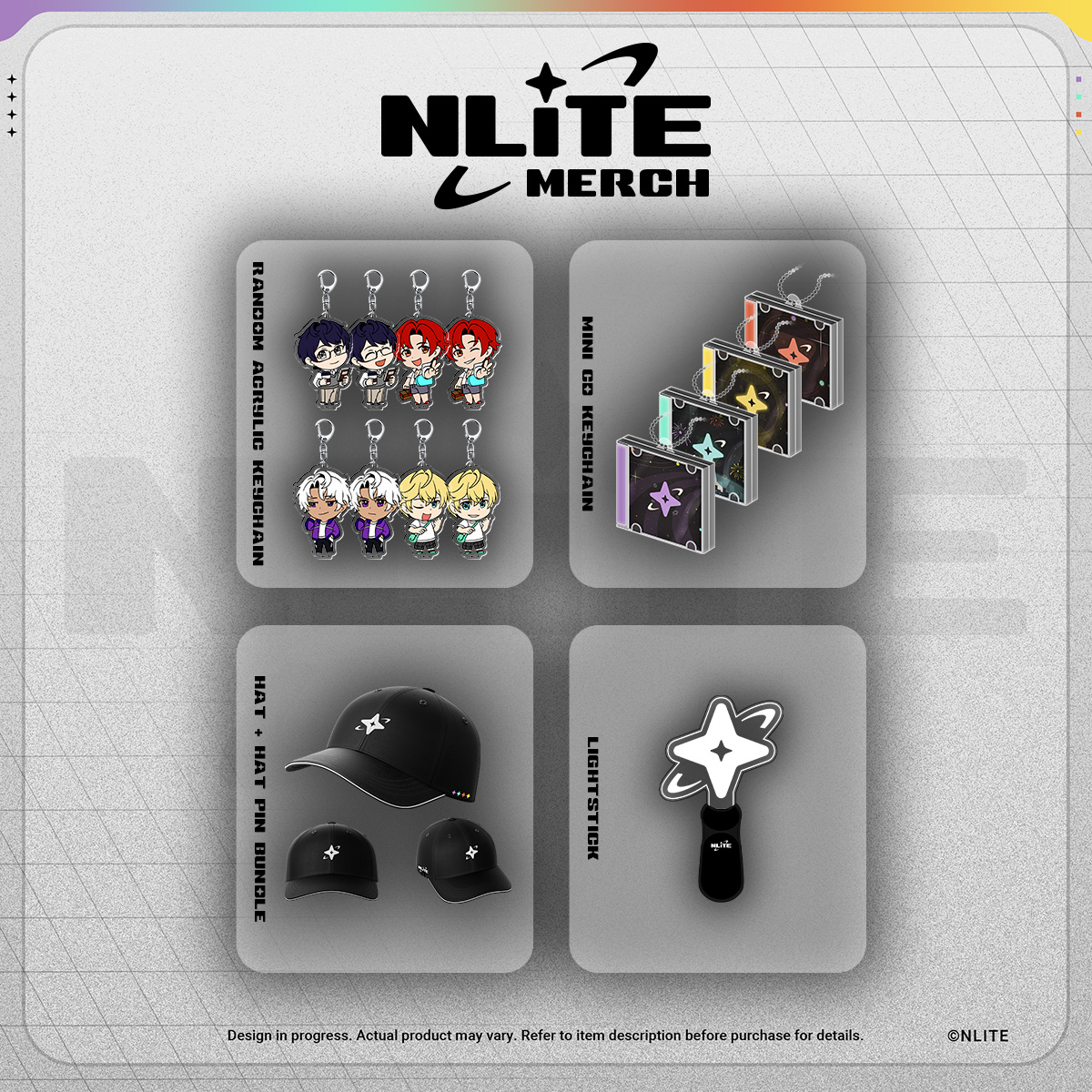 NLiTE CD Case Keychain with NFC Chip