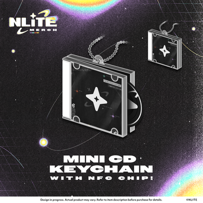 NLiTE Mini CD Keychain w/ NFC Chip