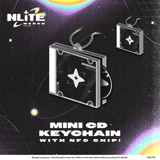 NLiTE Mini CD Keychain w/ NFC Chip
